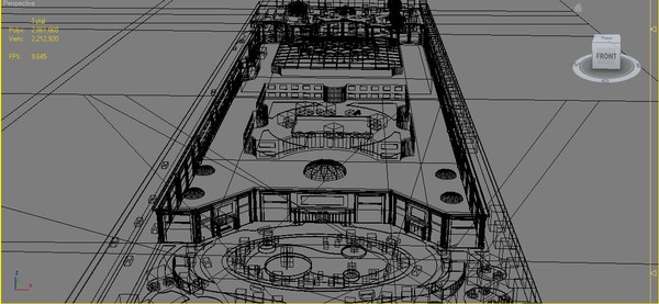 hotel amusement park 3d max - Hotel & Amusement Park Complex by Ralf128